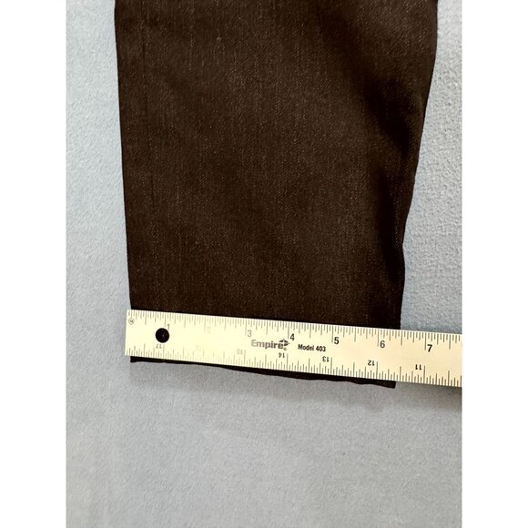 Blue Delta Chino Pants Straight Leg Mid Rise Charcoal Gray Mens Size W31 - Picture 6 of 11